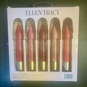 Ellen Tracy Lip Crayon Collection - Red, Pink, Nude Shades